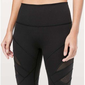 Lululemon Wunder Under High-Rise Tight w/ Mesh 28"